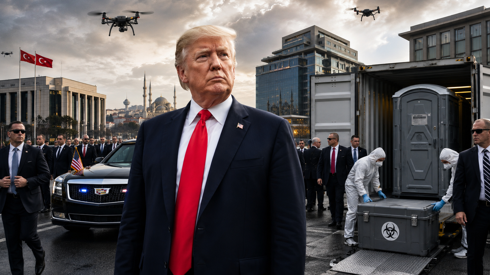 "Дәретханасын арқалап келген": Дональд Трамптың Түркияға сапары жұртты күлкіге батырды 