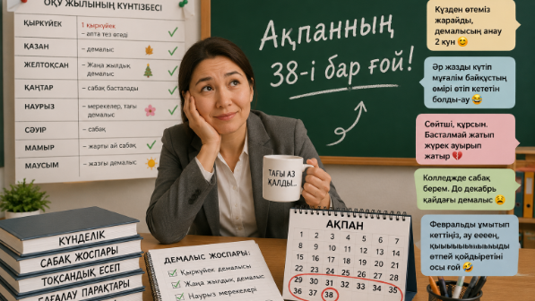 «Ақпанның 38-і бар ғой»: Мұғалімдер оқу жылын демалыспен «қысқартып» жатыр